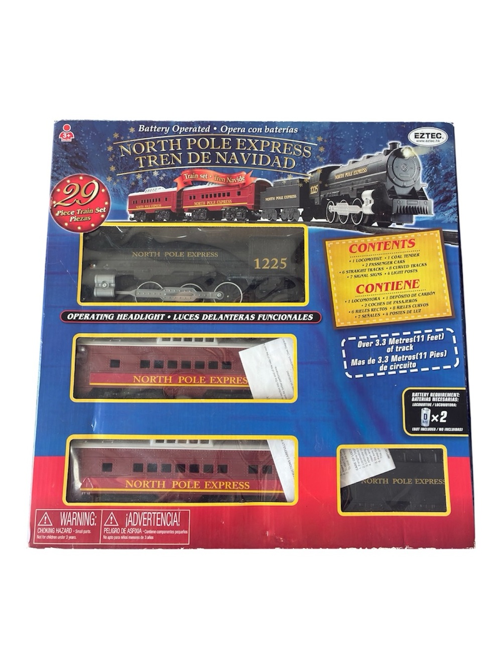 EZTEC North Pole Polar Express Train set 29pcs